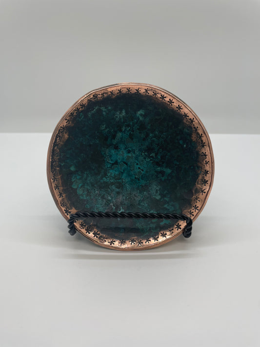 Patina Copper Bowl - Small