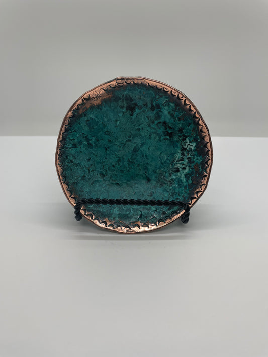Patina Copper Bowl - Small