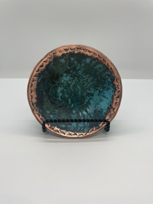 Patina Copper Bowl - Small