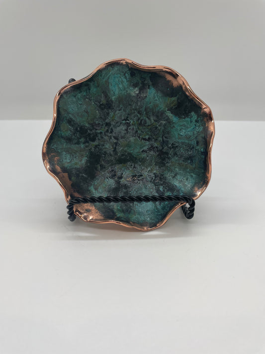Patina Copper Bowl - Small